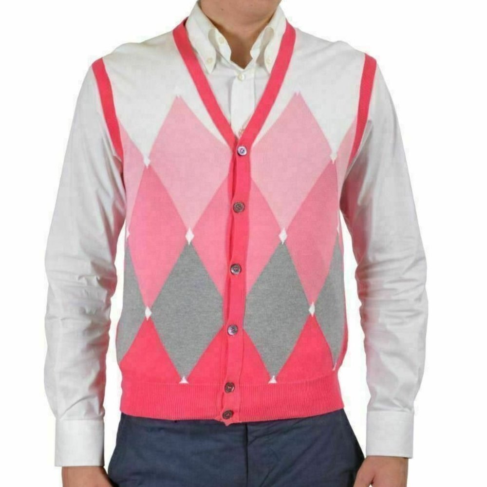 Ballantyne Men's Multi-Color Geometric Print Vest